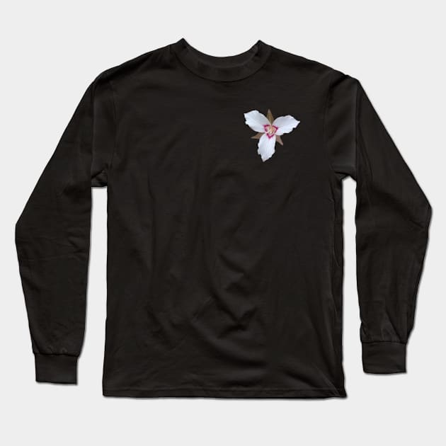 Painted Trillium Blossom Long Sleeve T-Shirt by Nature Hike